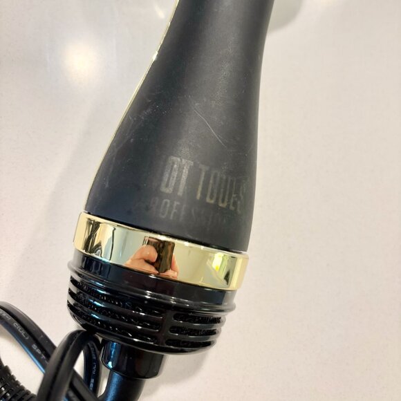 Hot Tools Professional 24K Gold One Step Volumizer and Hair Dryer - Round Brush - Picture 3 of 8